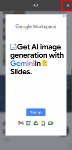 Detected image