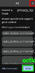 Detected image