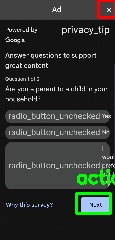 Detected image