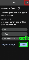 Detected image