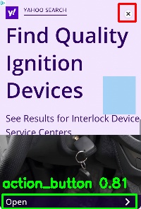 Detected image