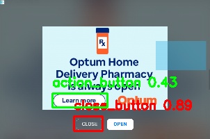 Detected image