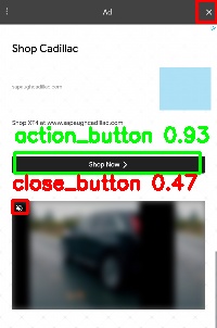 Detected image