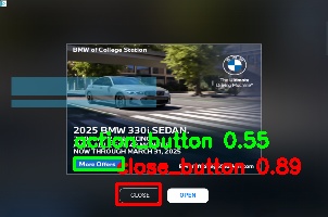 Detected image