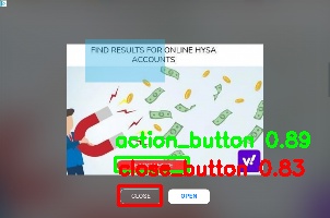 Detected image