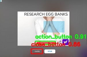 Detected image
