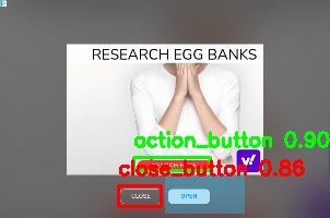 Detected image