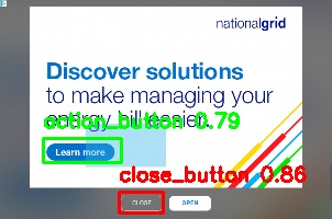 Detected image