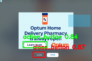 Detected image
