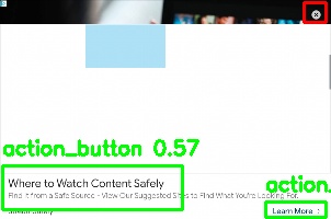 Detected image