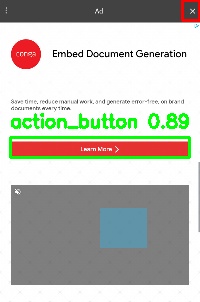 Detected image