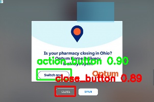 Detected image
