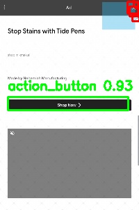 Detected image