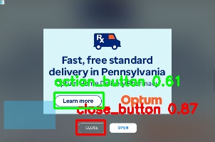 Detected image
