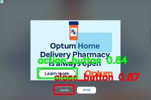 Detected image