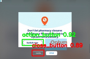 Detected image