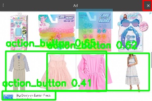 Detected image