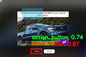 Detected image