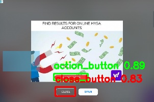 Detected image