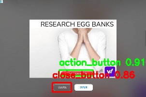 Detected image