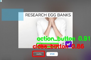 Detected image