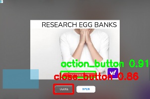 Detected image