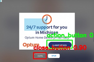 Detected image