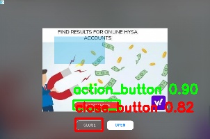 Detected image