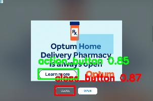 Detected image