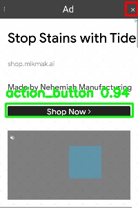 Detected image