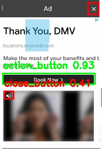 Detected image