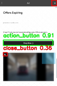 Detected image