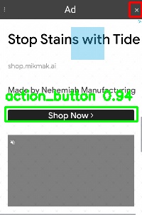 Detected image