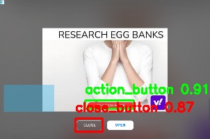 Detected image