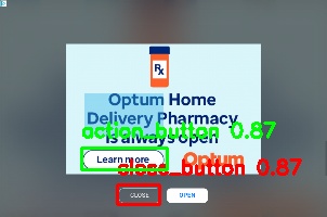 Detected image