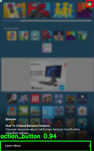 Detected image