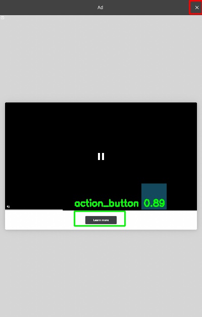 Detected image