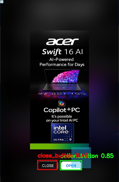 Detected image