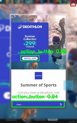Detected image