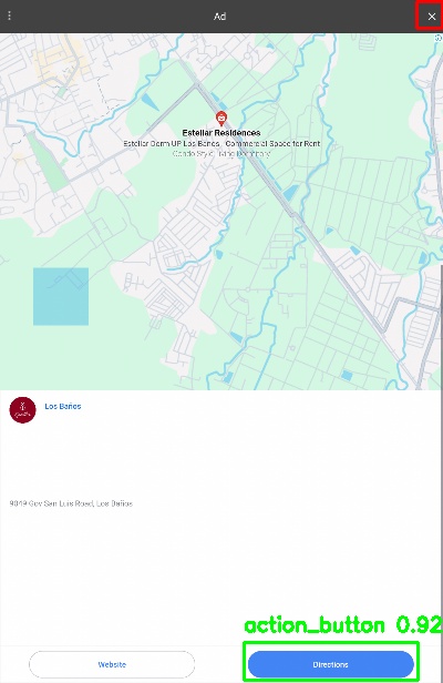 Detected image