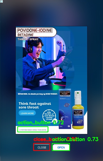 Detected image