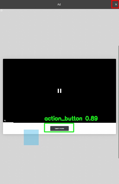 Detected image