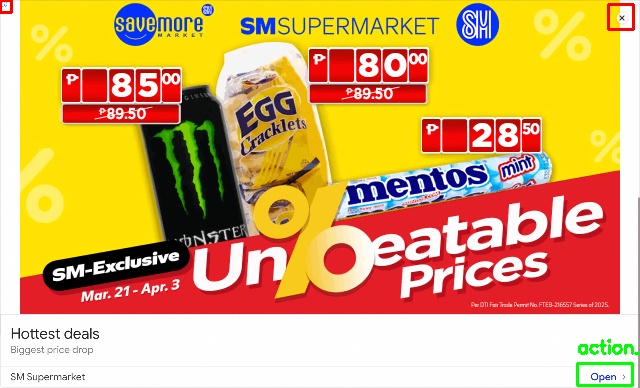 Detected image