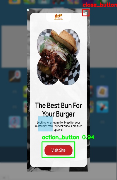 Detected image