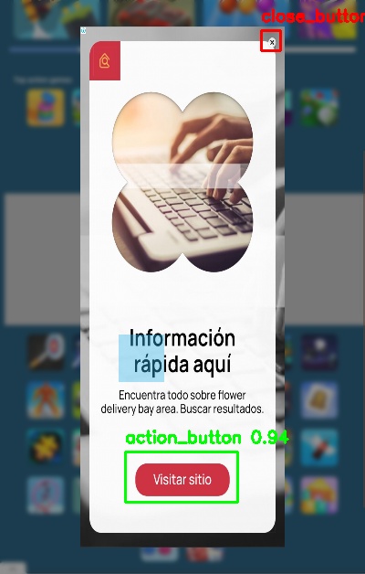 Detected image