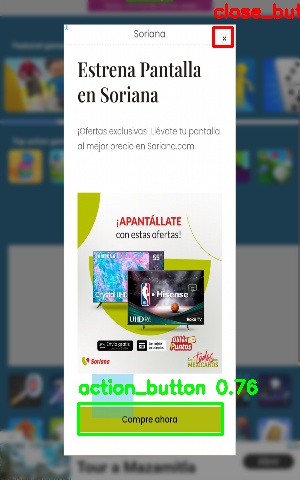 Detected image
