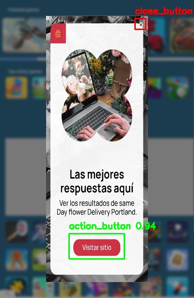 Detected image