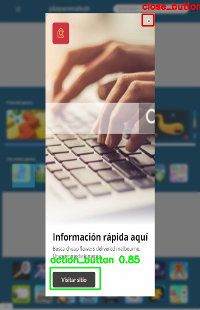 Detected image