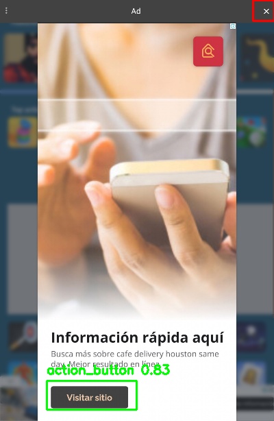 Detected image