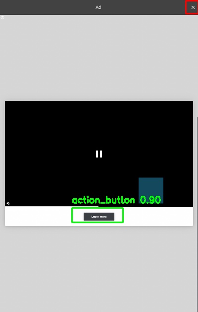 Detected image